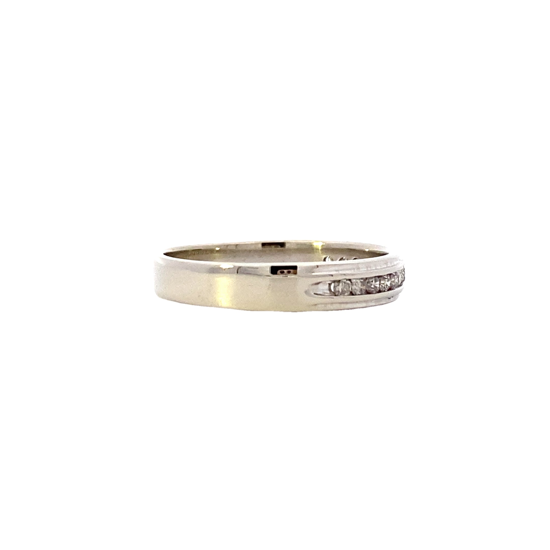 10K White Gold Diamond Ring - 0.35ct