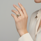 14K Yellow Gold Diamond Ring - 0.6ct