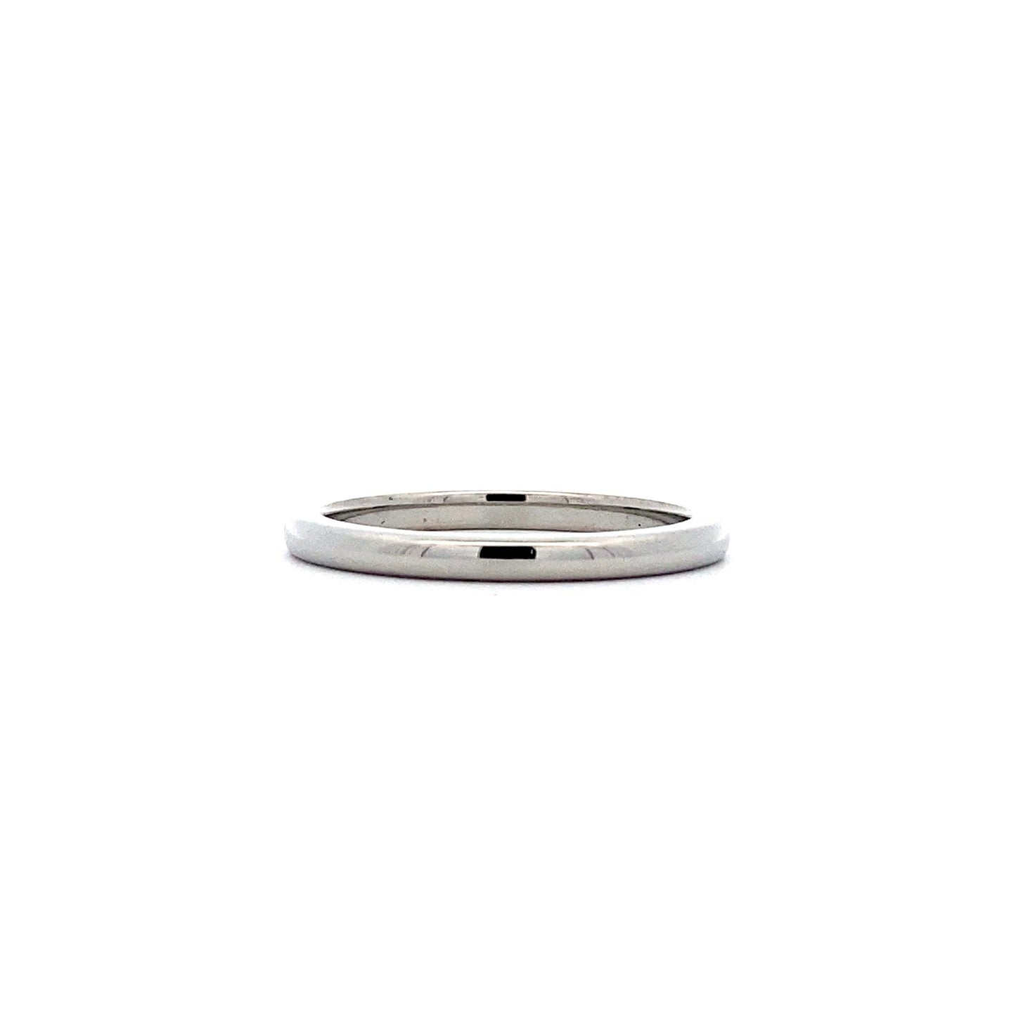 18K White Gold Sohengrin Plain Band