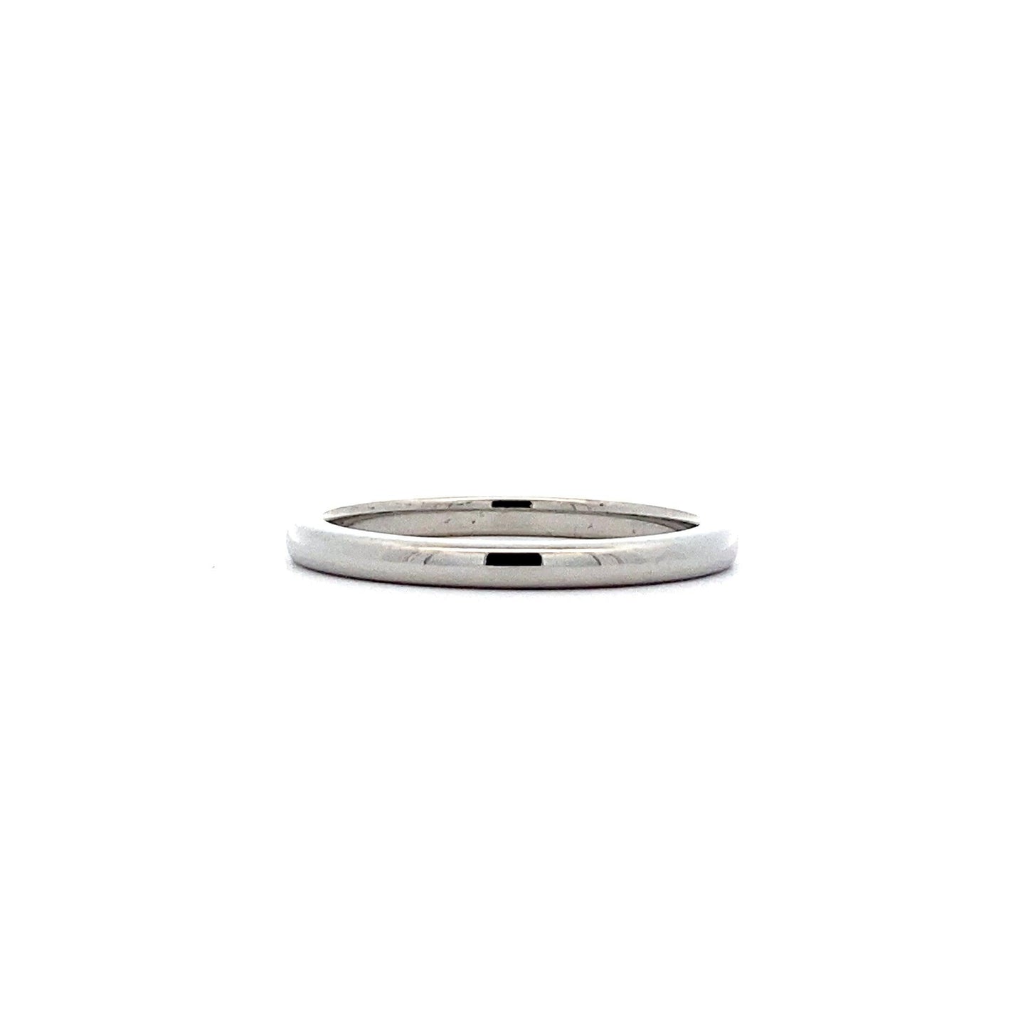 18K White Gold Sohengrin Plain Band