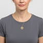 14K Yellow Gold "Best Mom" Pendant
