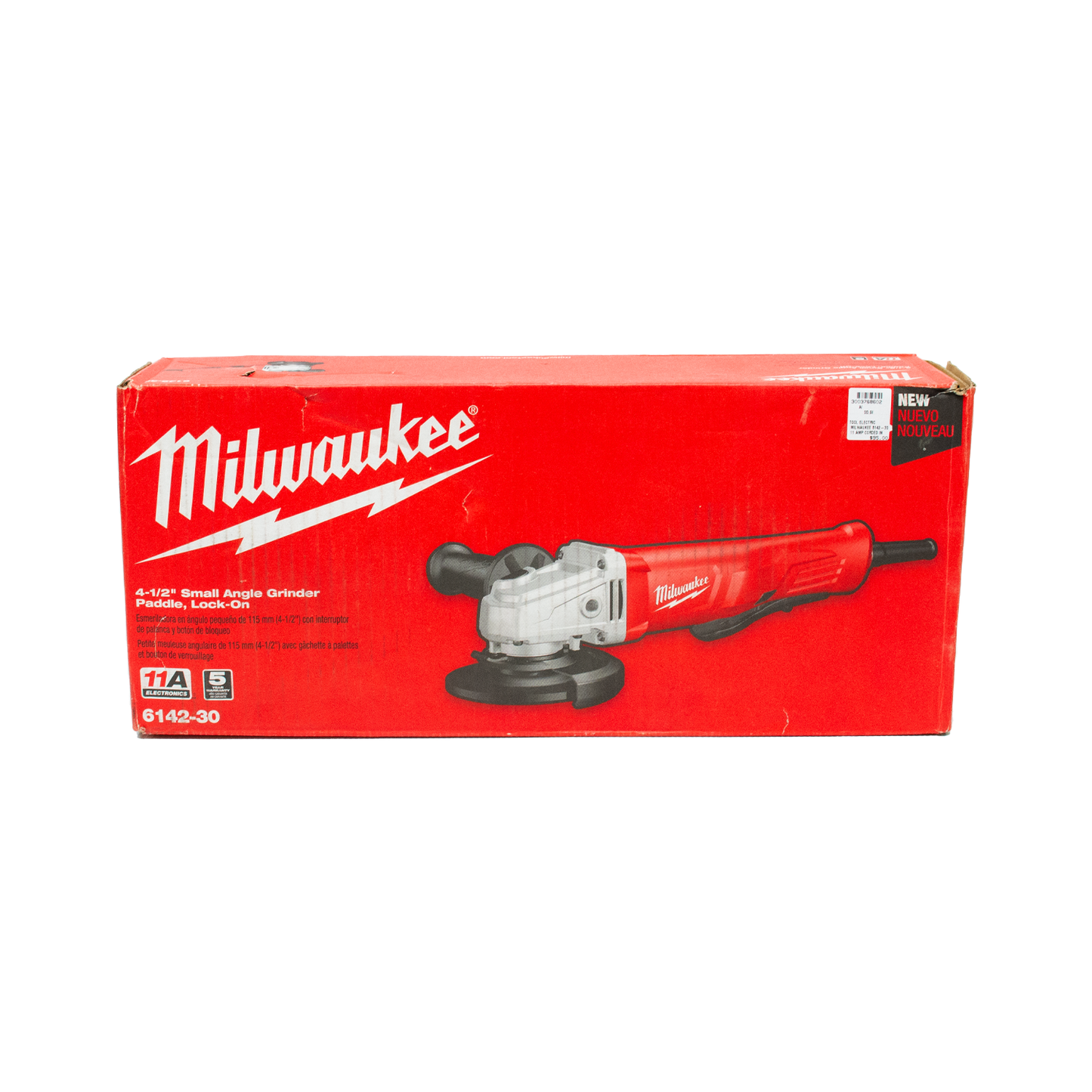 Milwaukee 6142-30 11 Amp Corded 4-1/2" Small Angle Grinder