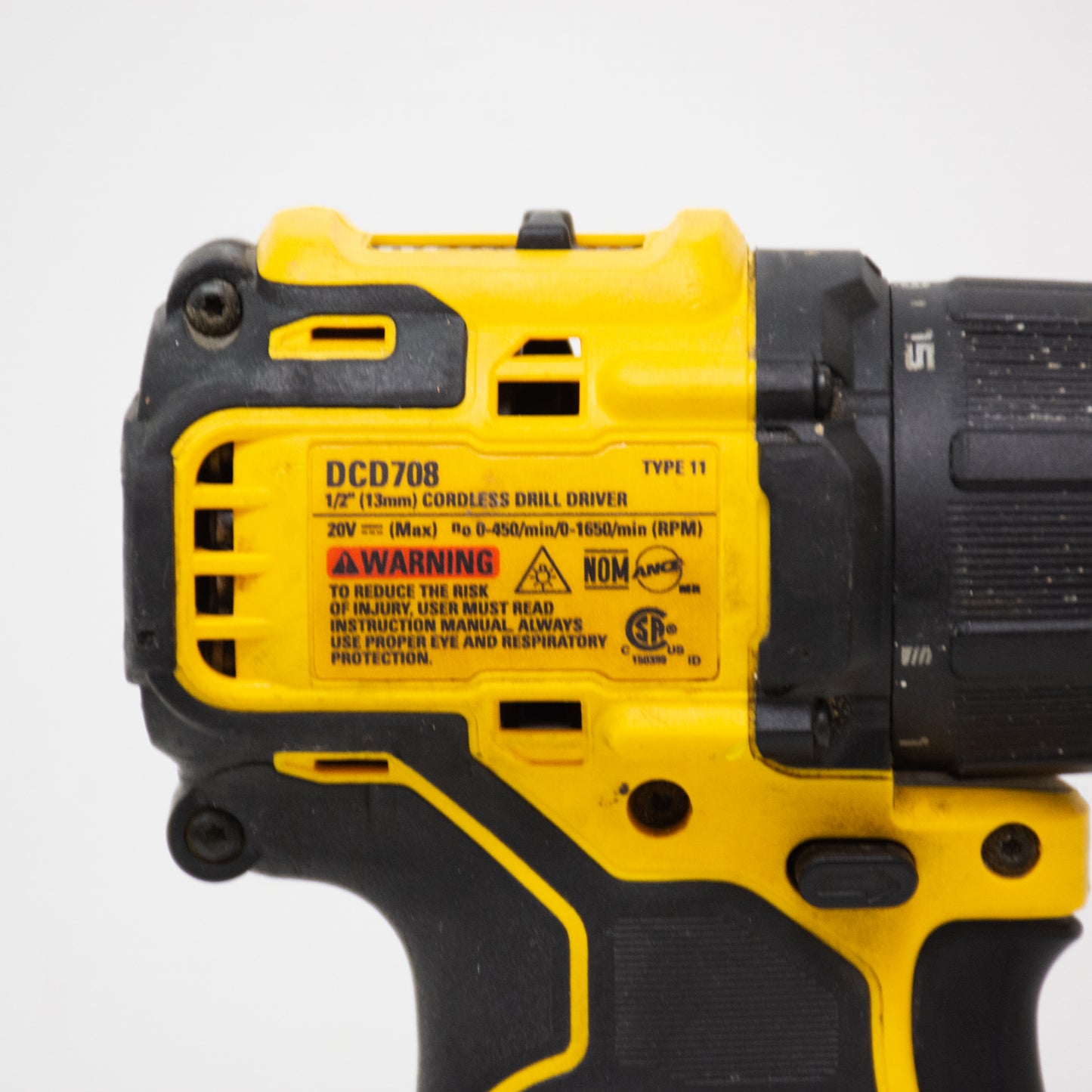 DEWALT DCD708 20V 1/2" Drill Driver