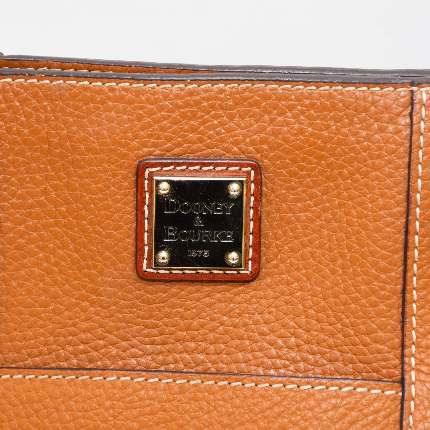 Dooney & Bourke Lexington Shopper Brown Pebble Leather Bag