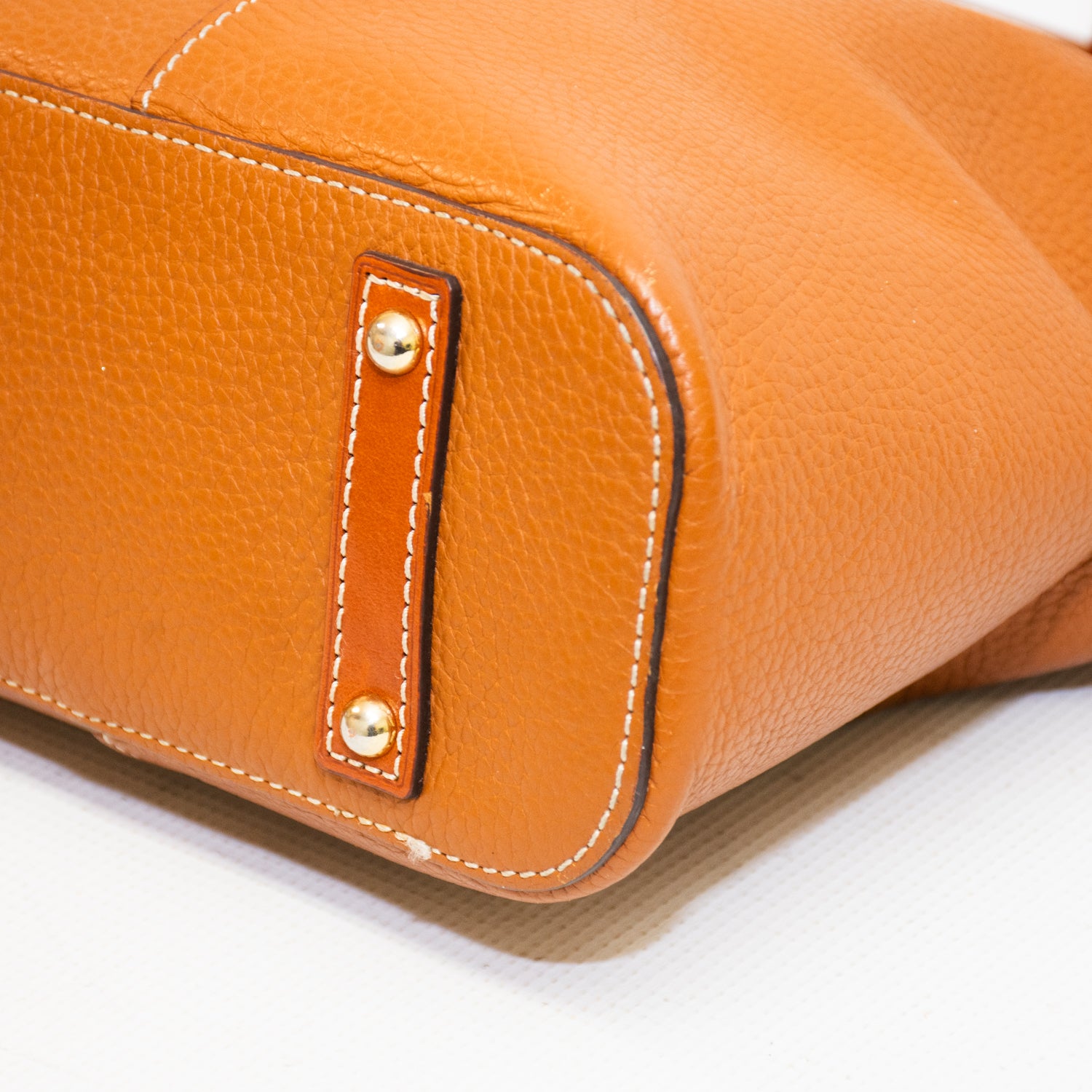 Dooney & Bourke Lexington Shopper Brown Pebble Leather Bag