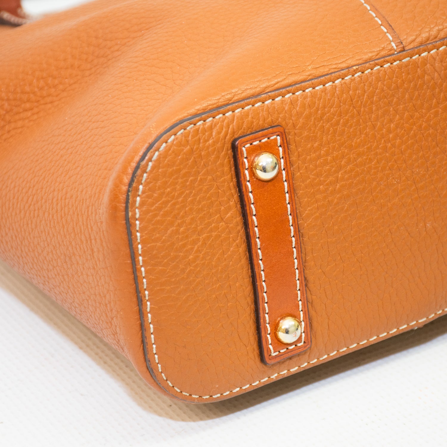 Dooney & Bourke Lexington Shopper Brown Pebble Leather Bag