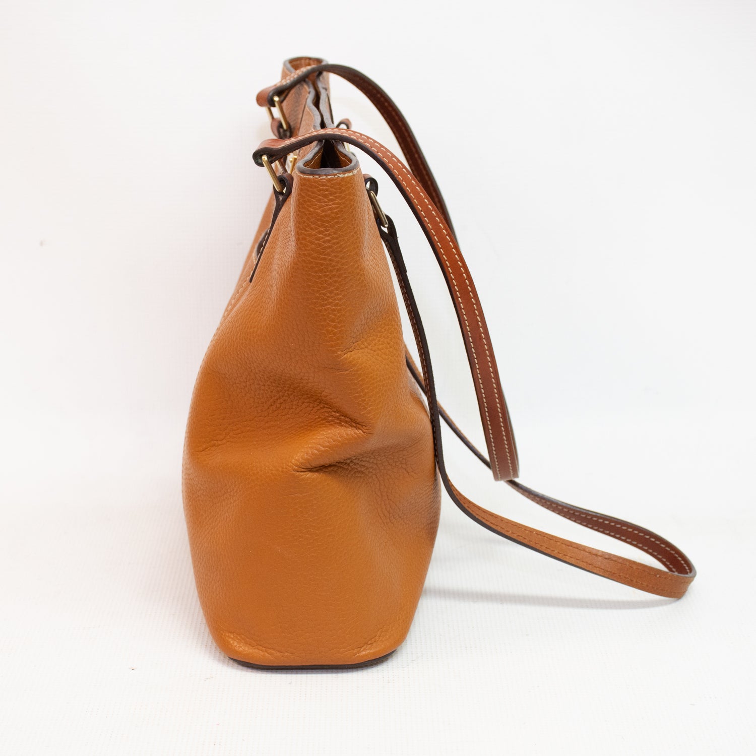 Dooney & Bourke Lexington Shopper Brown Pebble Leather Bag