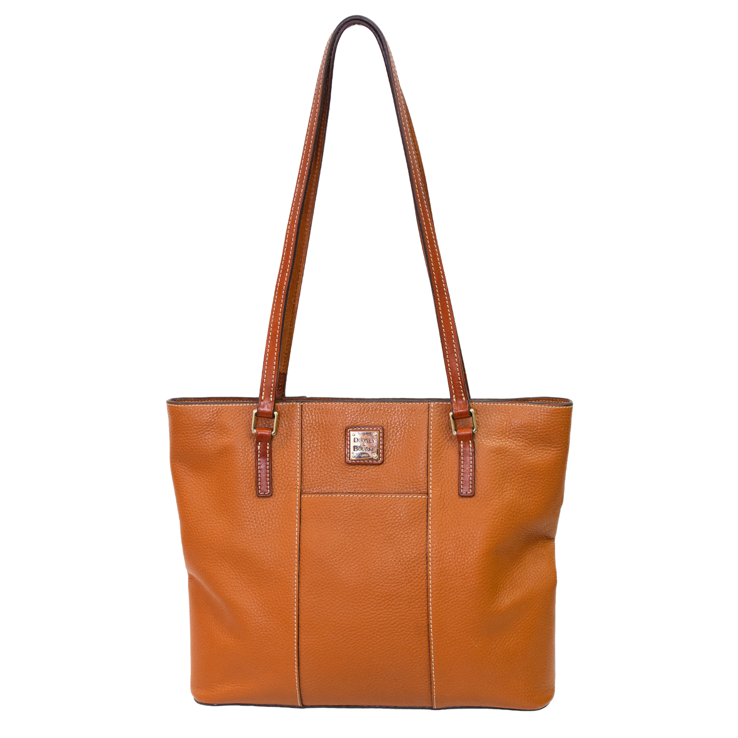 Dooney & Bourke Lexington Shopper Brown Pebble Leather Bag
