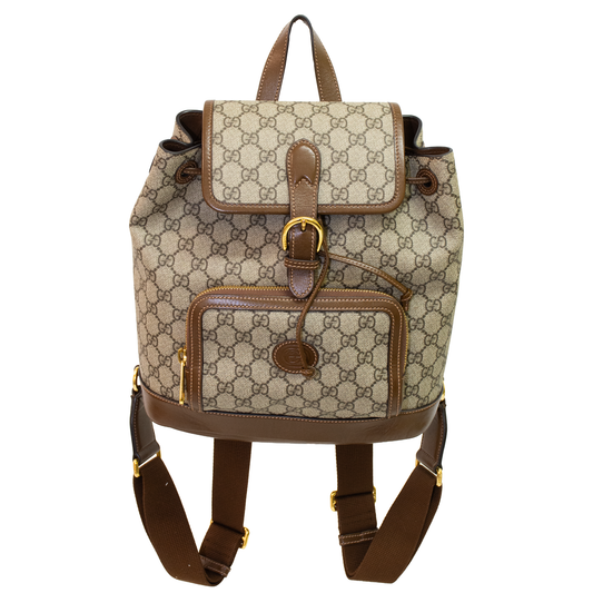Gucci 674147 Canvas Interlocking GG Supreme Backpack