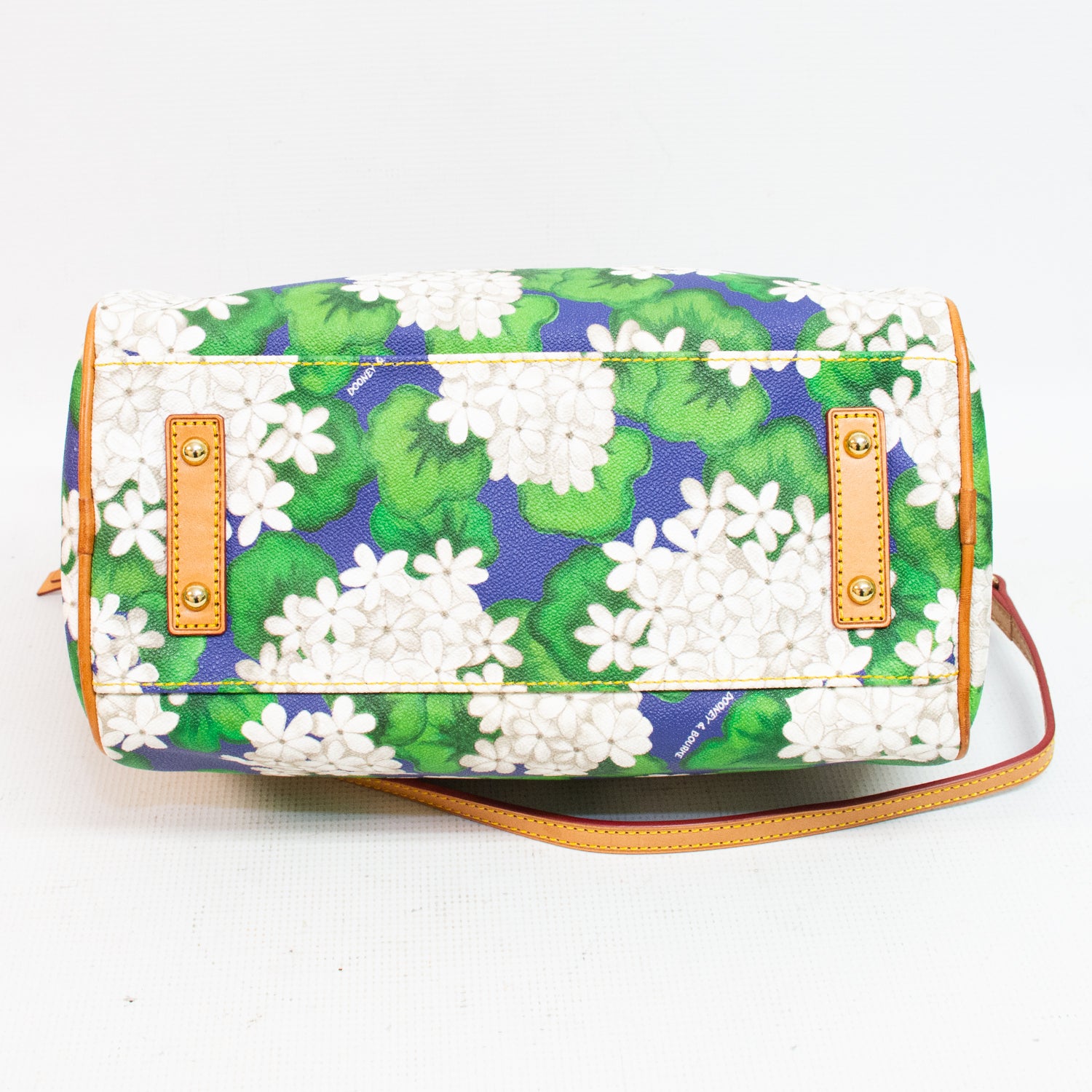 Dooney & Bourke Hydrangea Monogram Dome Zip Satchel