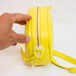 Tory Burch Kira Chevron Camera Bag - Neon Yellow