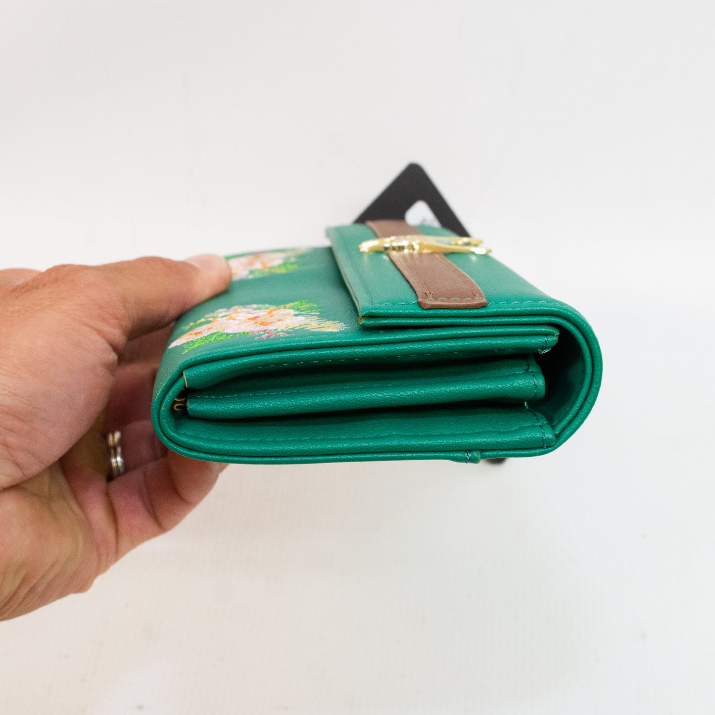 Loungefly The Infinity Saga: Green Loki Floral Backpack & Wallet
