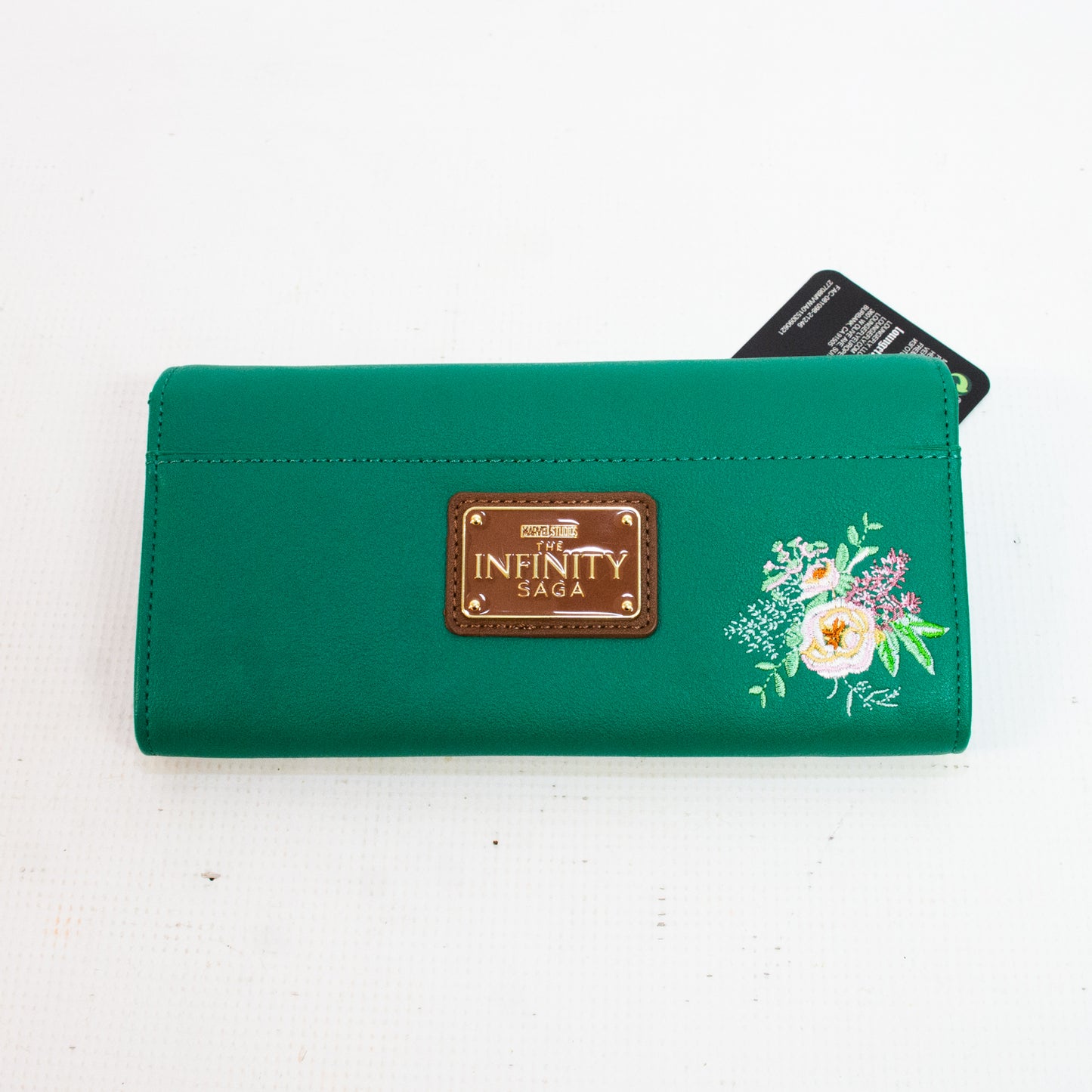 Loungefly The Infinity Saga: Green Loki Floral Backpack & Wallet