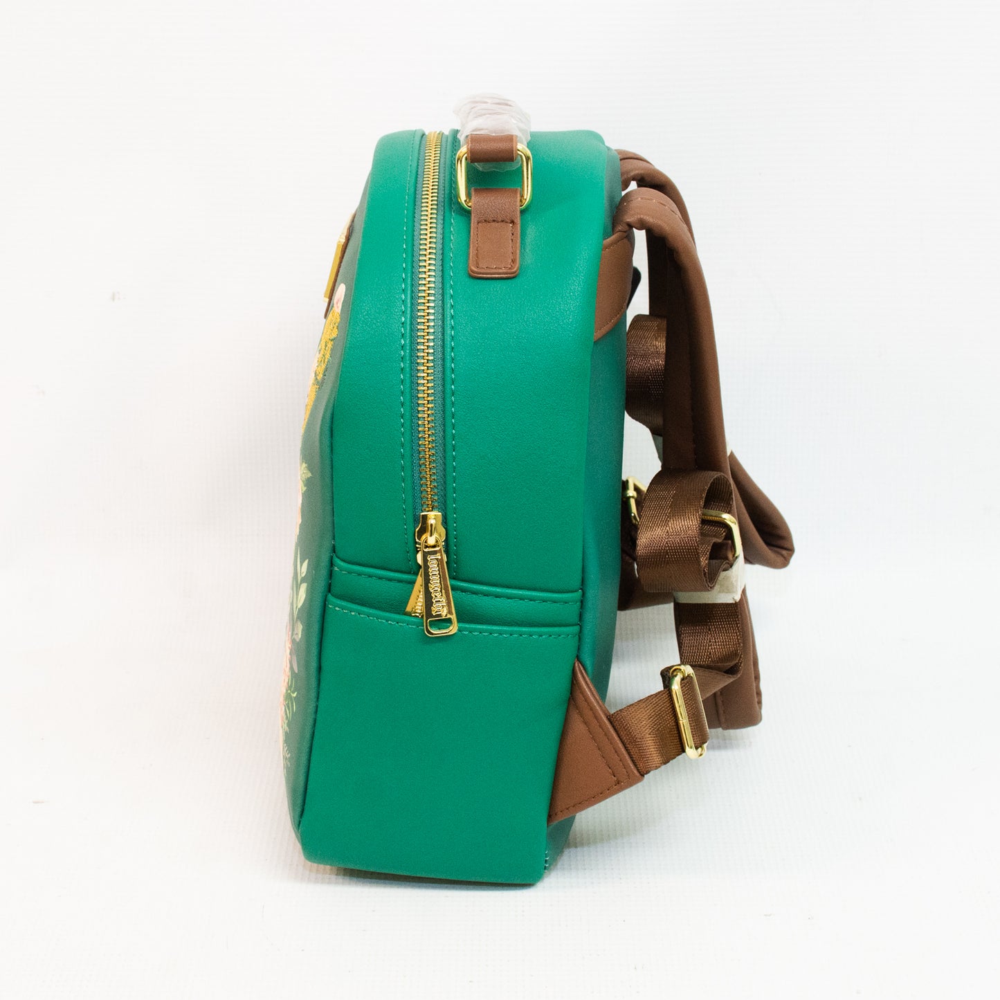 Loungefly The Infinity Saga: Green Loki Floral Backpack & Wallet