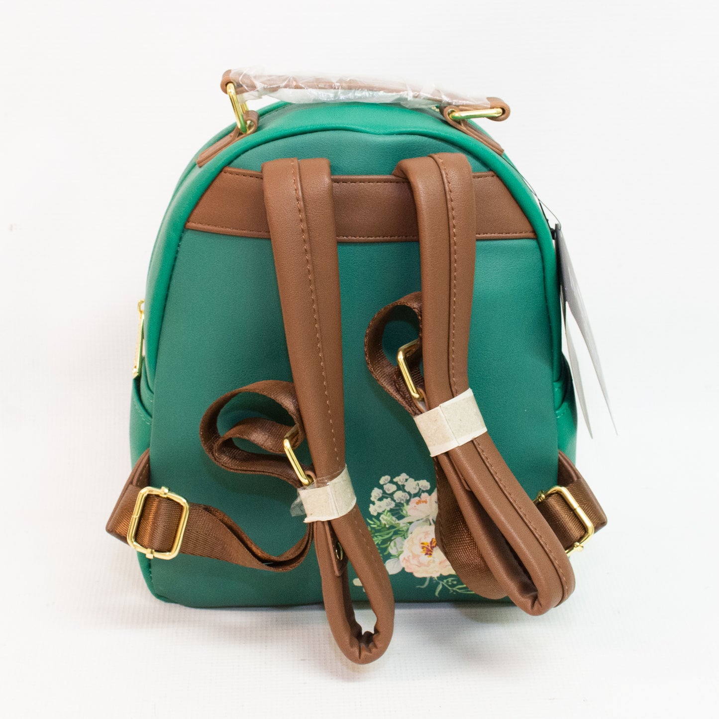 Loungefly The Infinity Saga: Green Loki Floral Backpack & Wallet
