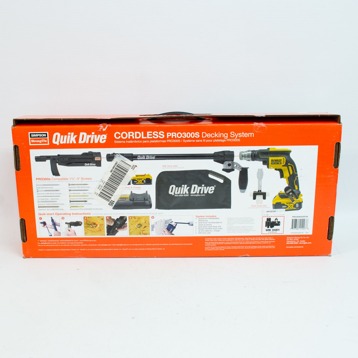 Simpson Strong Tie-Pro Quik Drive Cordless Decking System