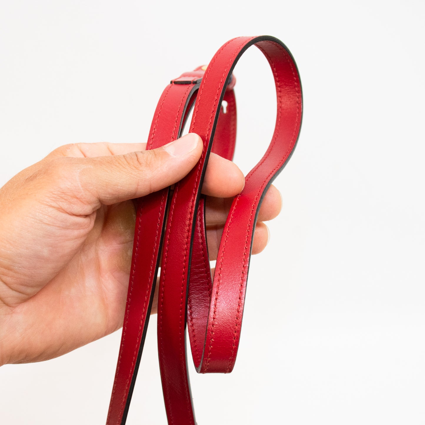 Gucci GG Marmont Red Leather Cross Body Bag - 447632