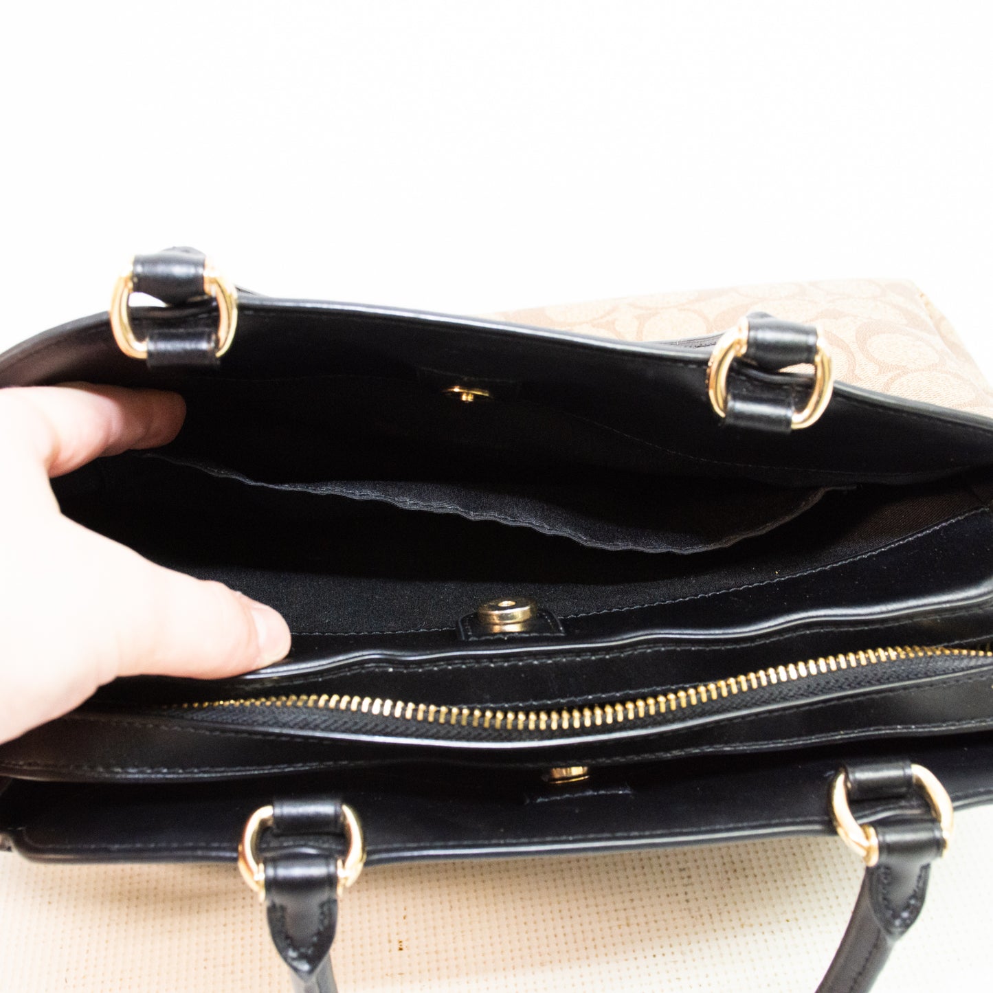 Coach Savannah Small Signature Canvas Carryall Bag - 91495