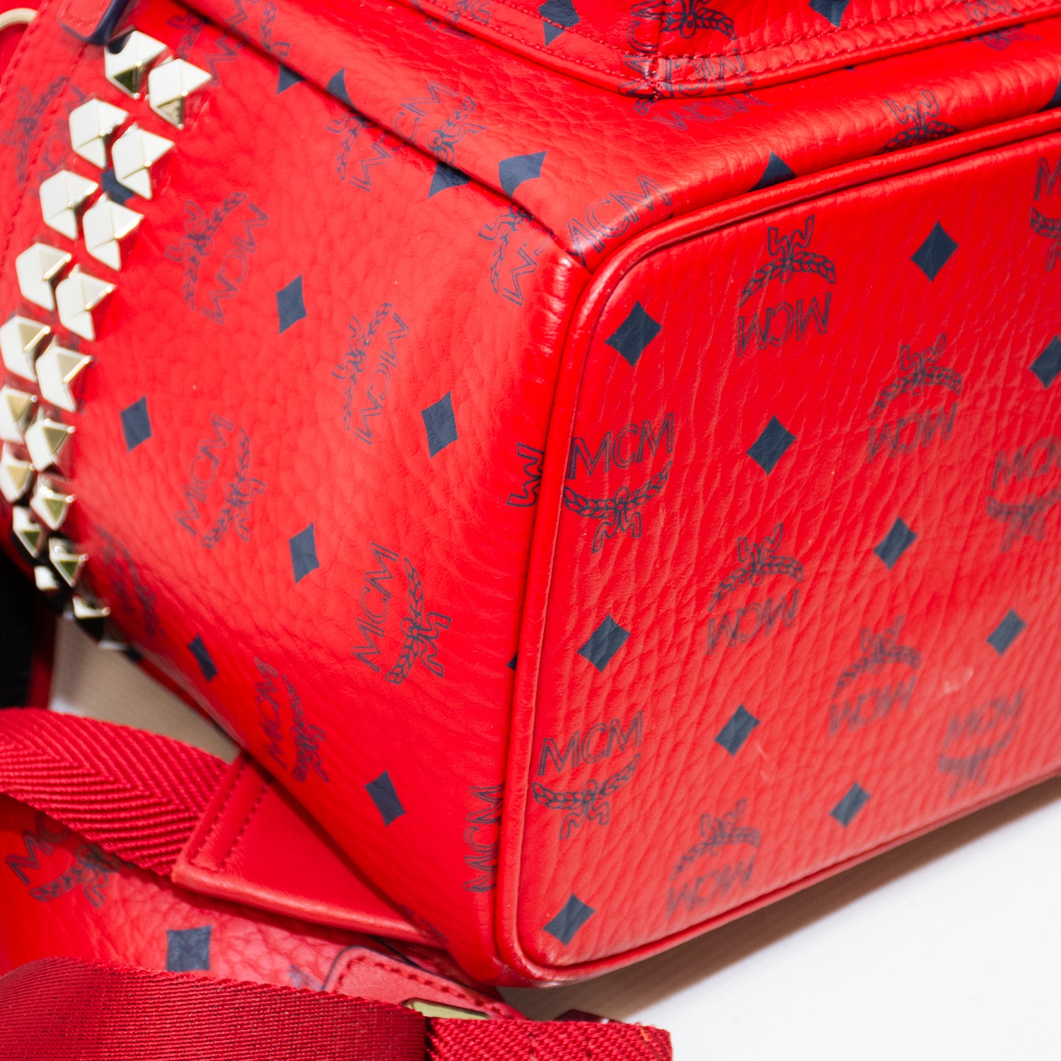 MCM Stark Side Backpack - Red