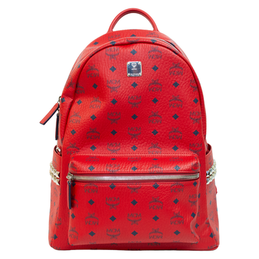 MCM Stark Side Backpack - Red