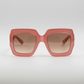 Gucci GG0178S Pink Sunglasses