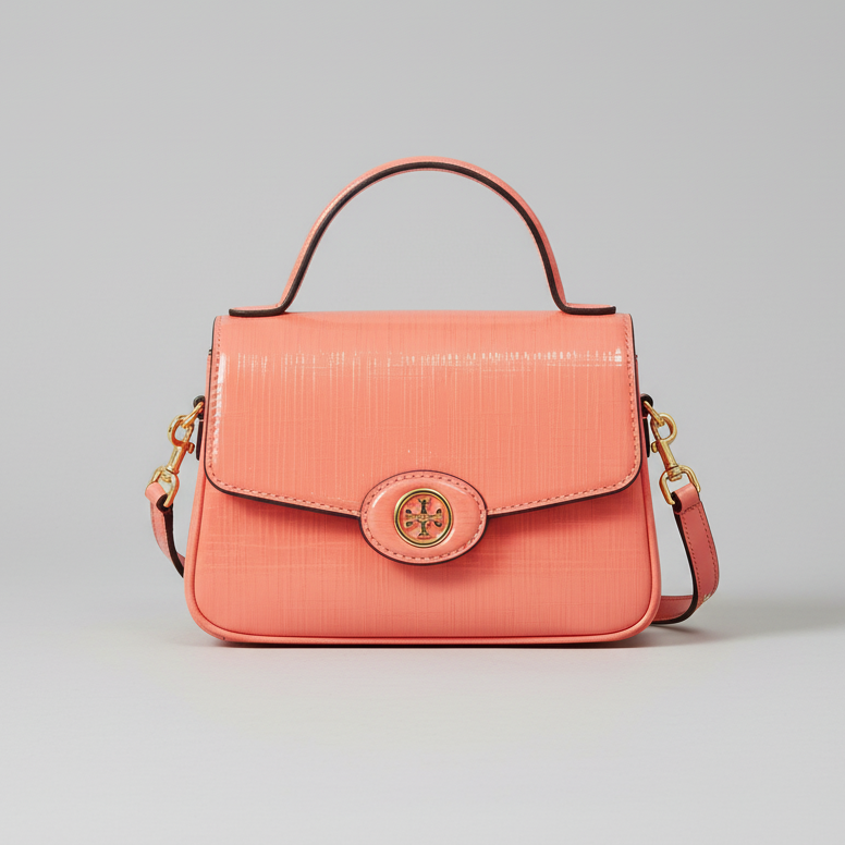 Tory Burch Coral Crush Robinson Shoulder Bag