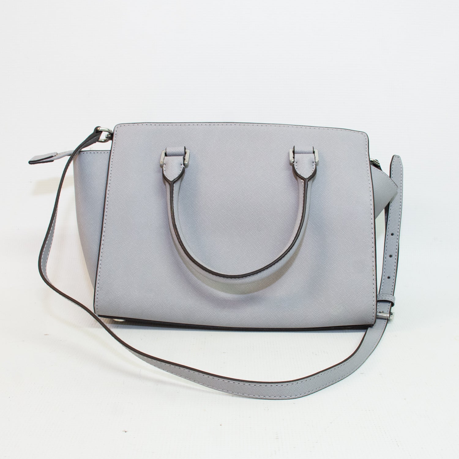 Michael Kors Gray Medium Saffiaan Leather Tote