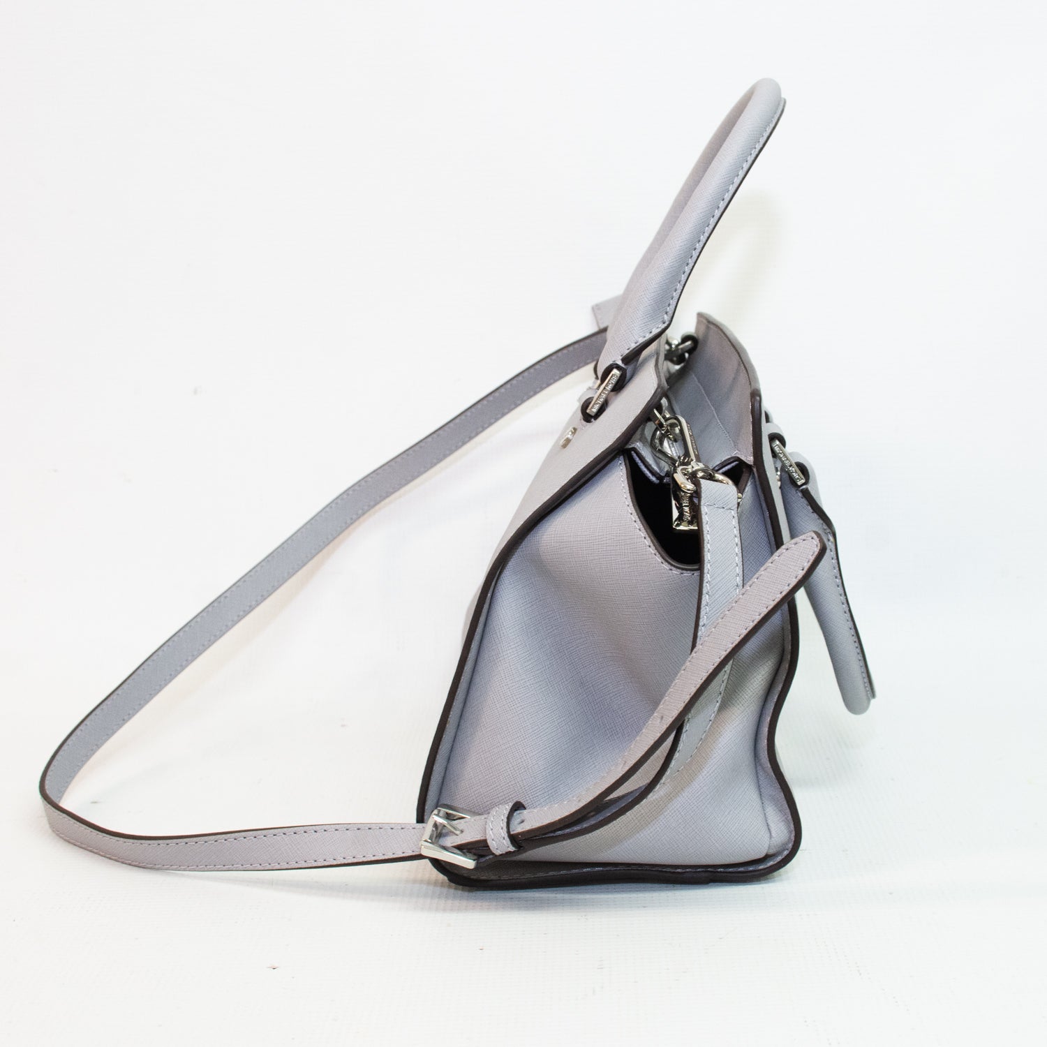 Michael Kors Gray Medium Saffiaan Leather Tote