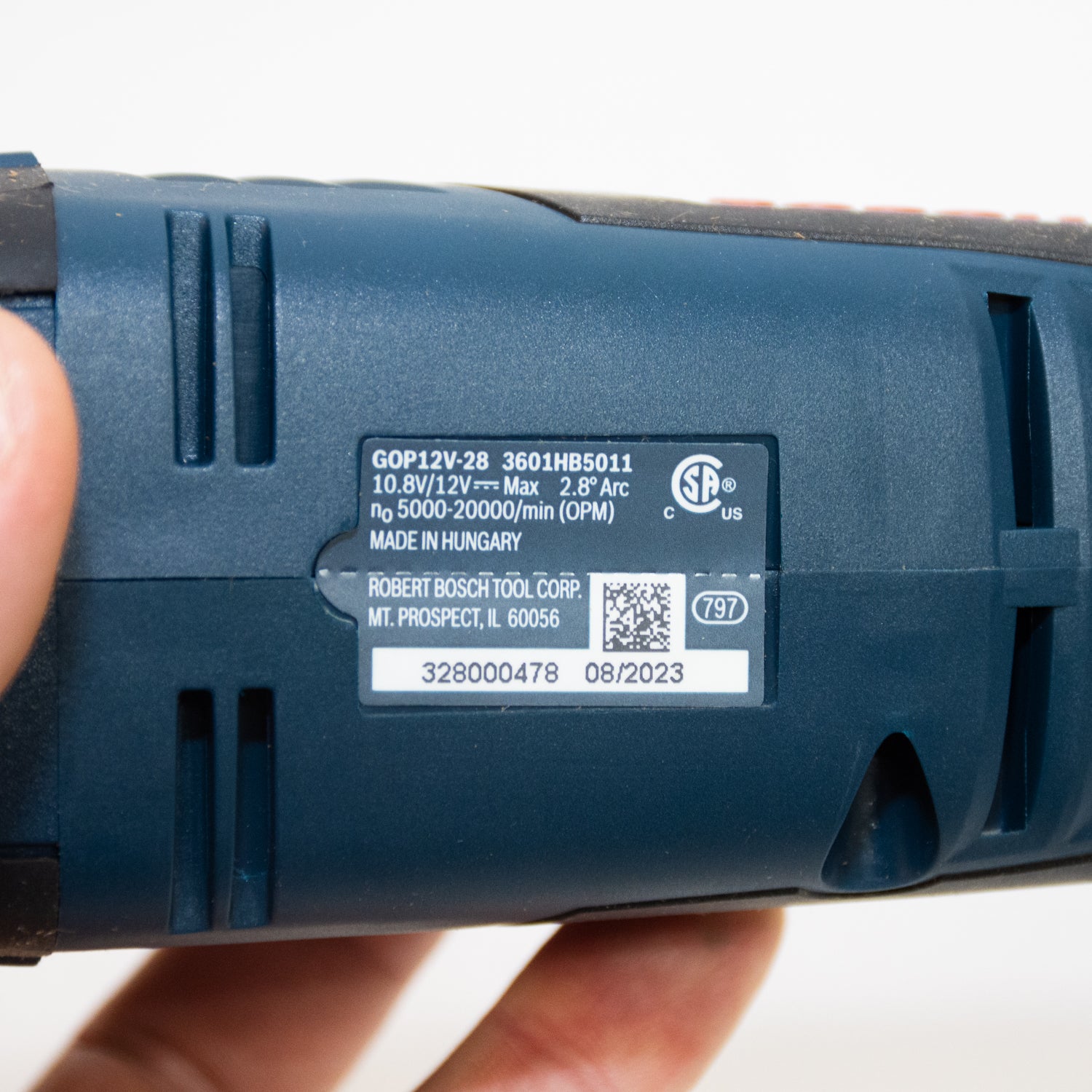 Bosch 12V EC Brushless Starlock Oscillating Tool GOP12V-28N - Tool Only