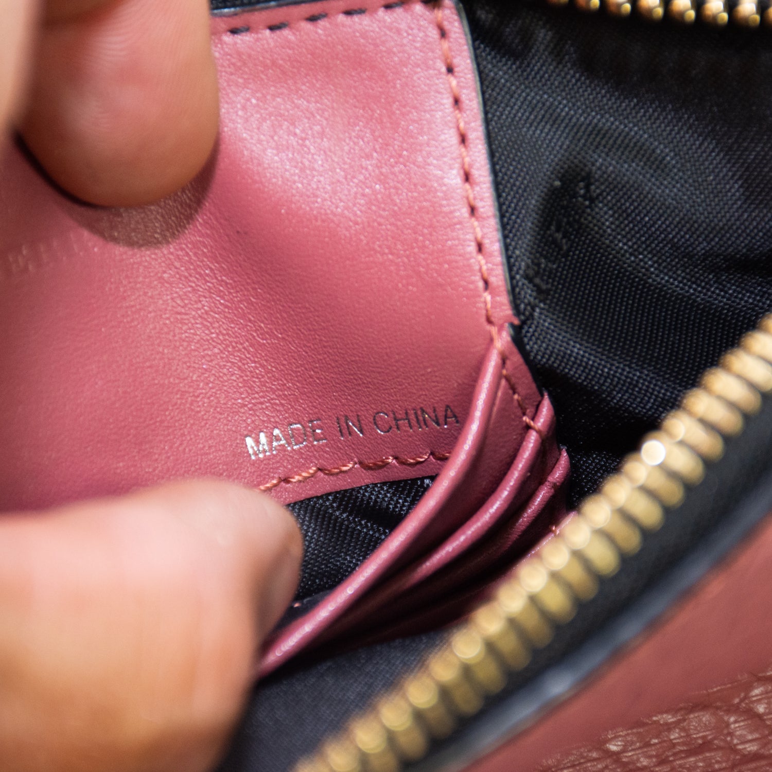 Burberry Grain Check Pink Cross Body Bag