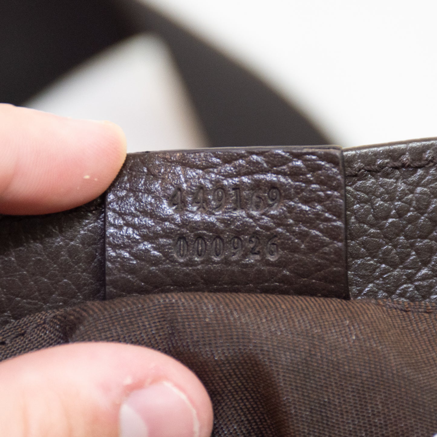 Gucci 449169 Light Brown Canvas Tote Bag