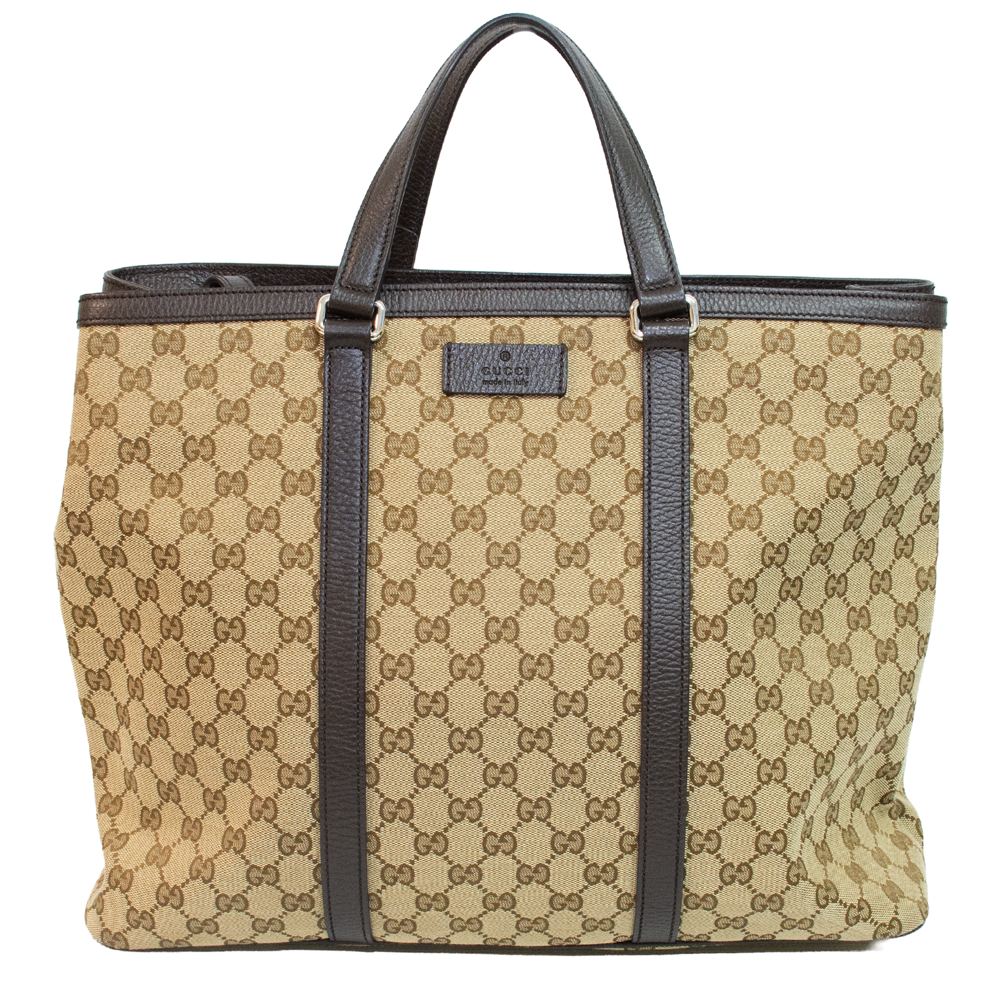 Gucci 449169 Light Brown Canvas Tote Bag