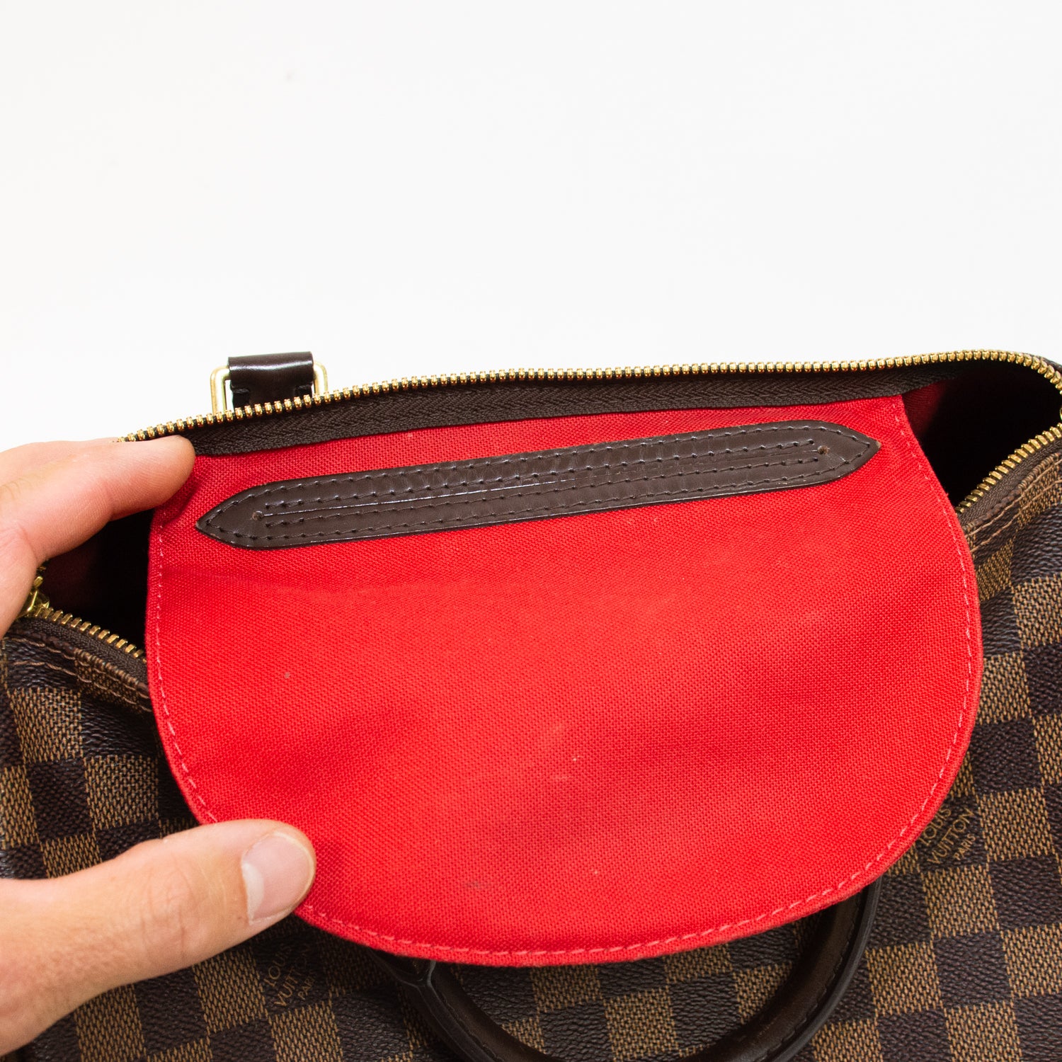 Louis Vuitton Damier Speedy 30 Bandouliere Handbag