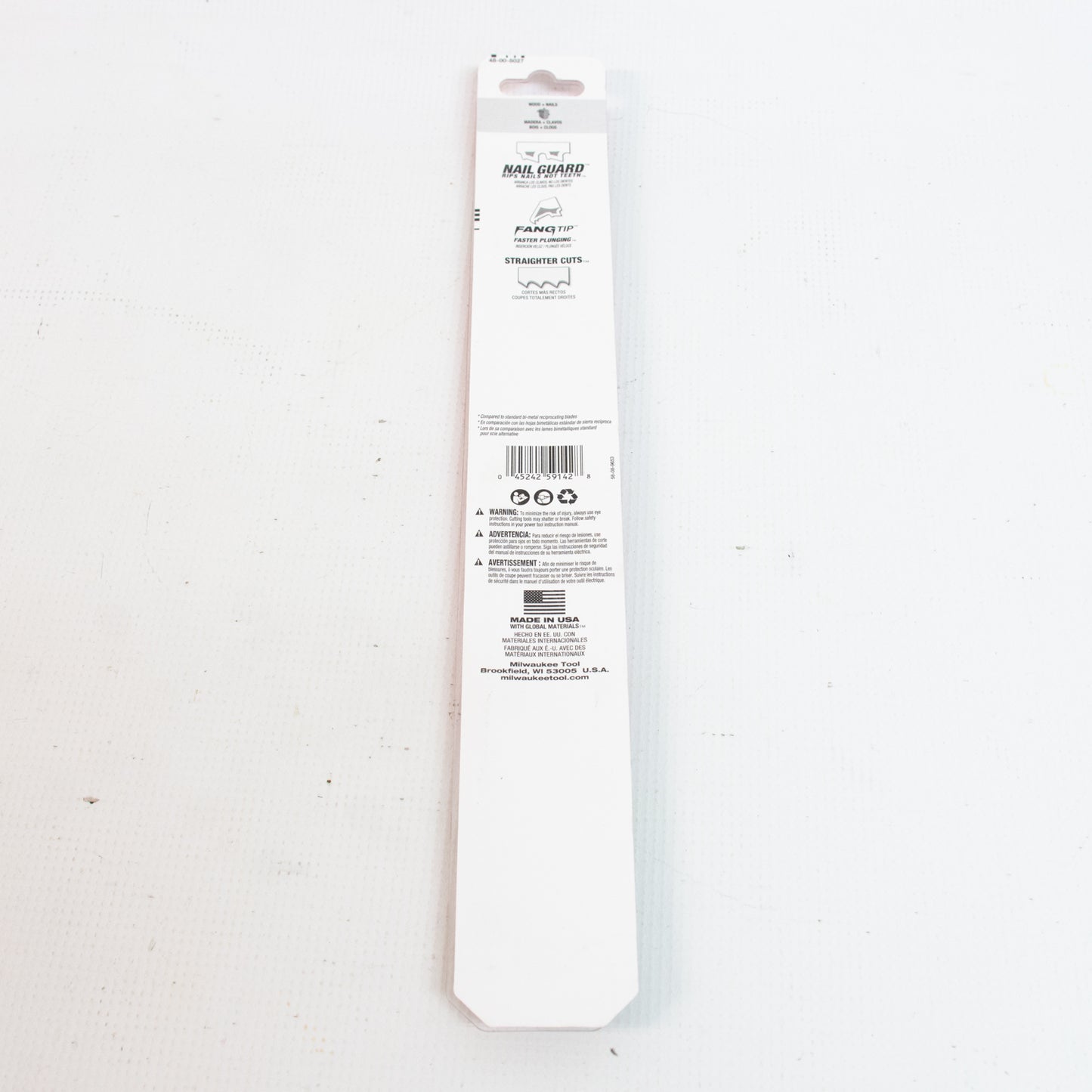 Milwaukee 48-00-5027 "The Ax" Sawzall Blade 12" 5 TPI