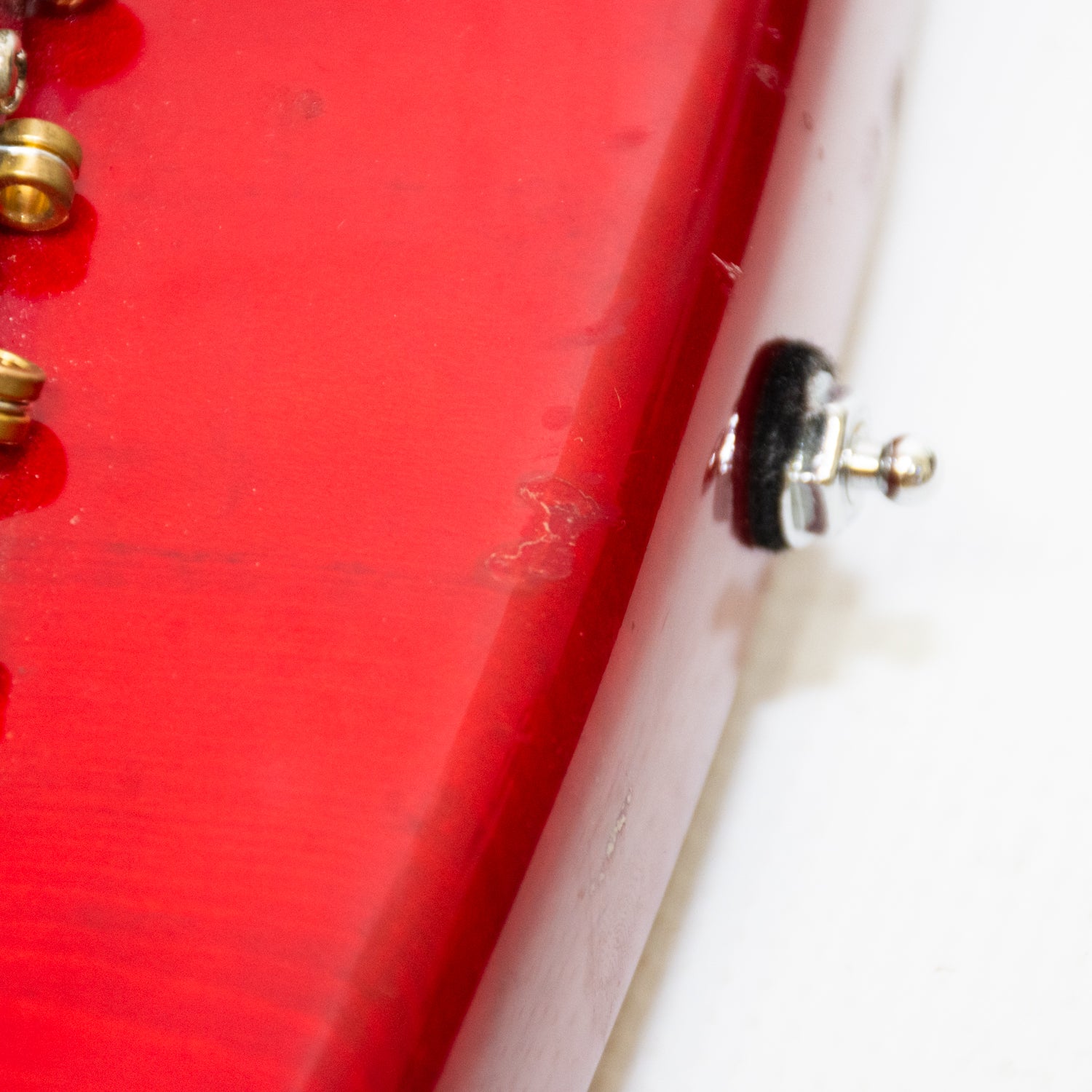 Squier Jaguar Bass Trans Red Electric Bass Guitar