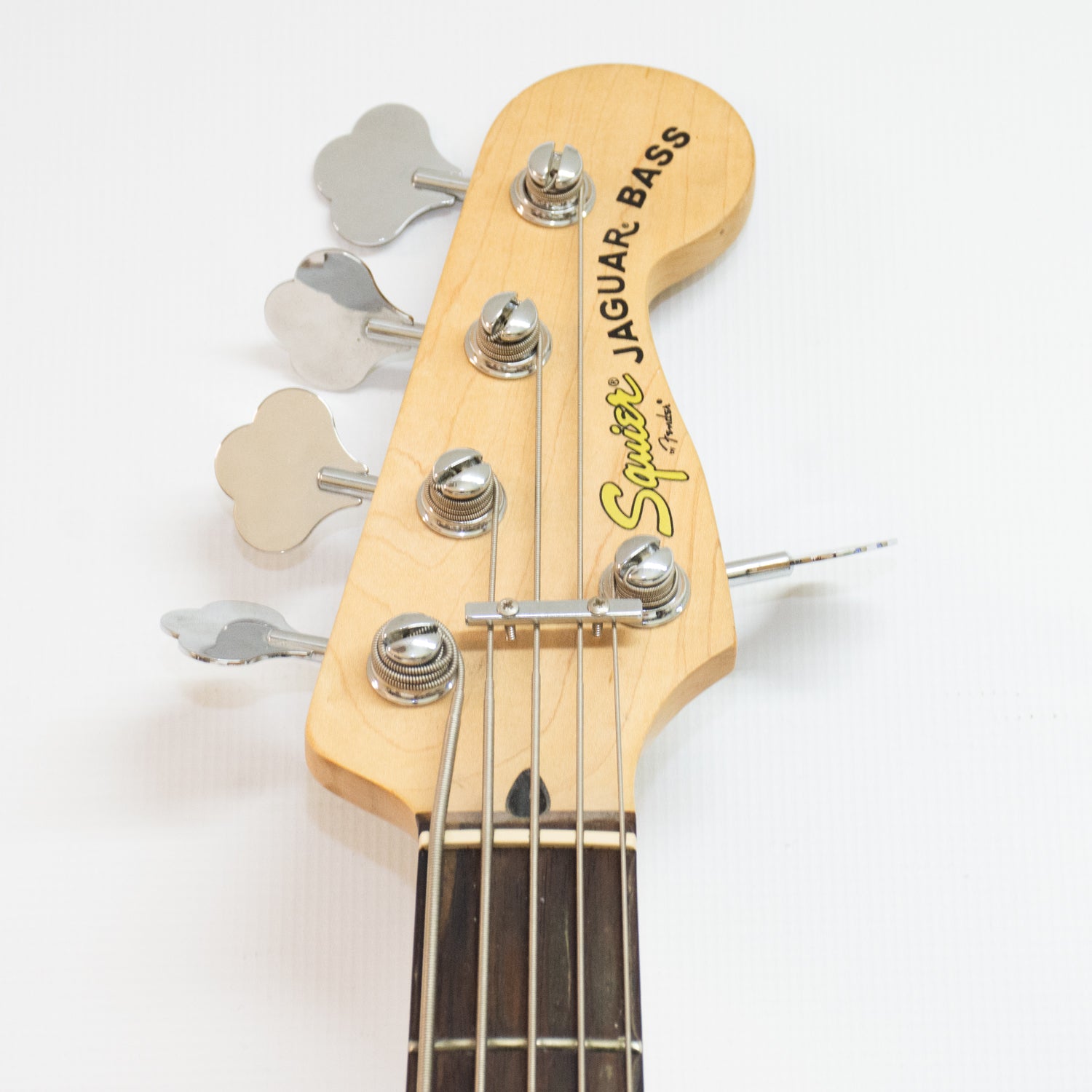 Squier Jaguar Bass Trans Red Electric Bass Guitar