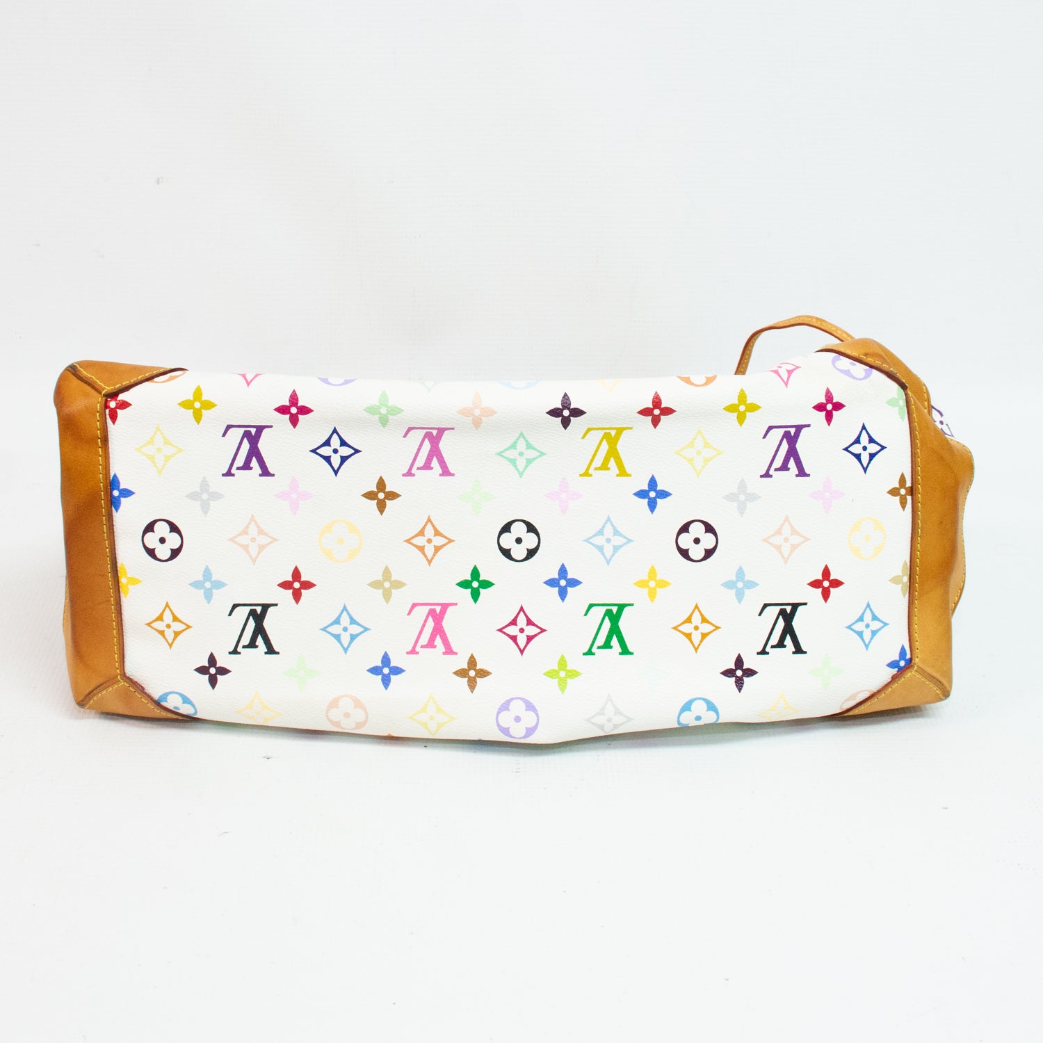 Louis Vuitton Ursula White Multi Color Handbag - M40123