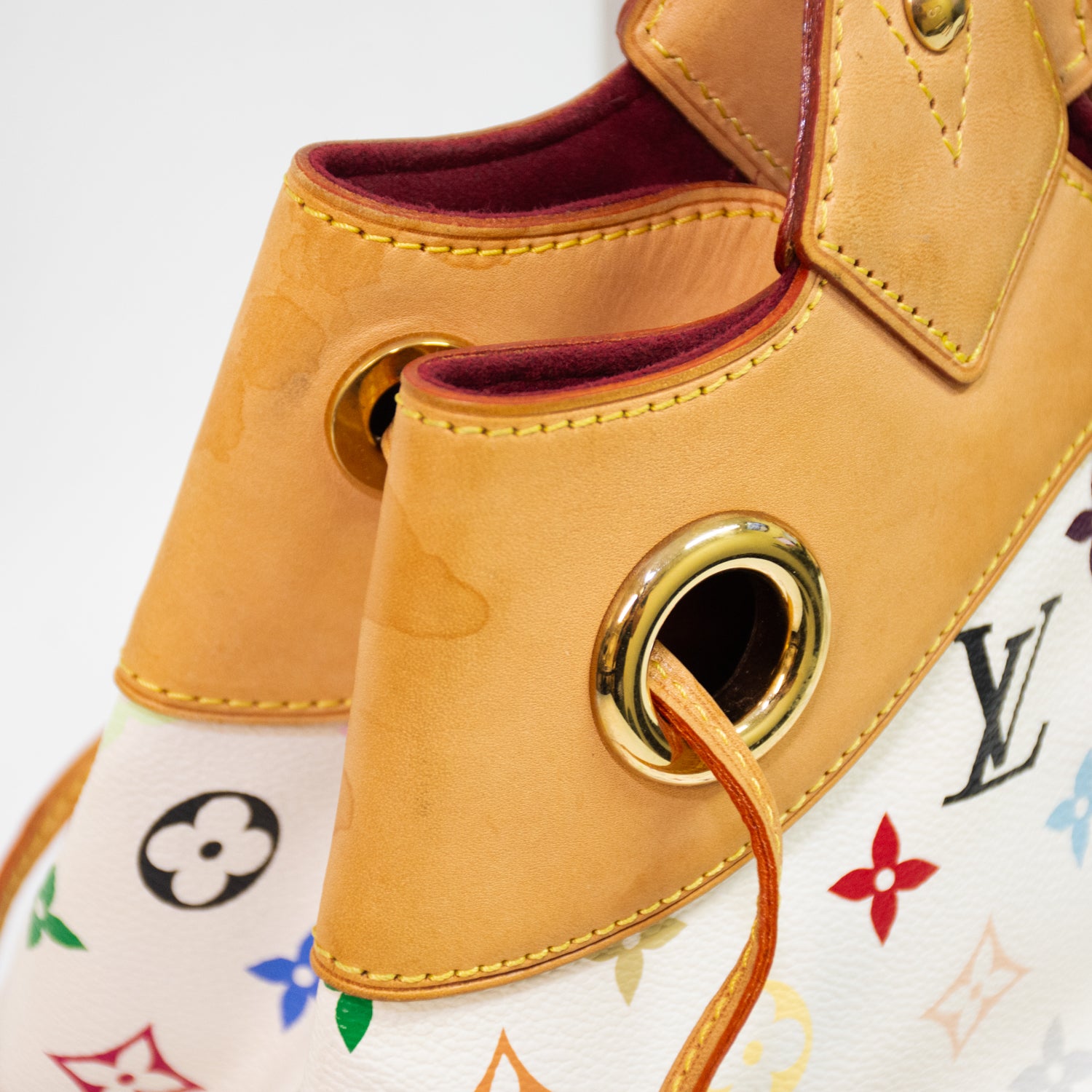 Louis Vuitton Ursula White Multi Color Handbag - M40123