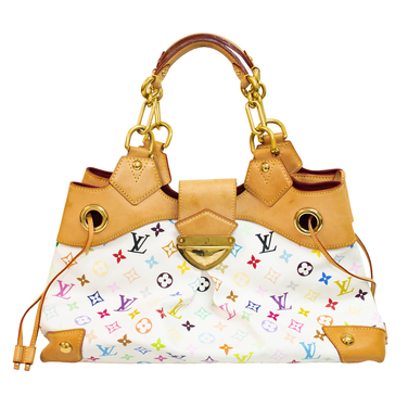 Louis Vuitton Ursula White Multi Color Handbag - M40123