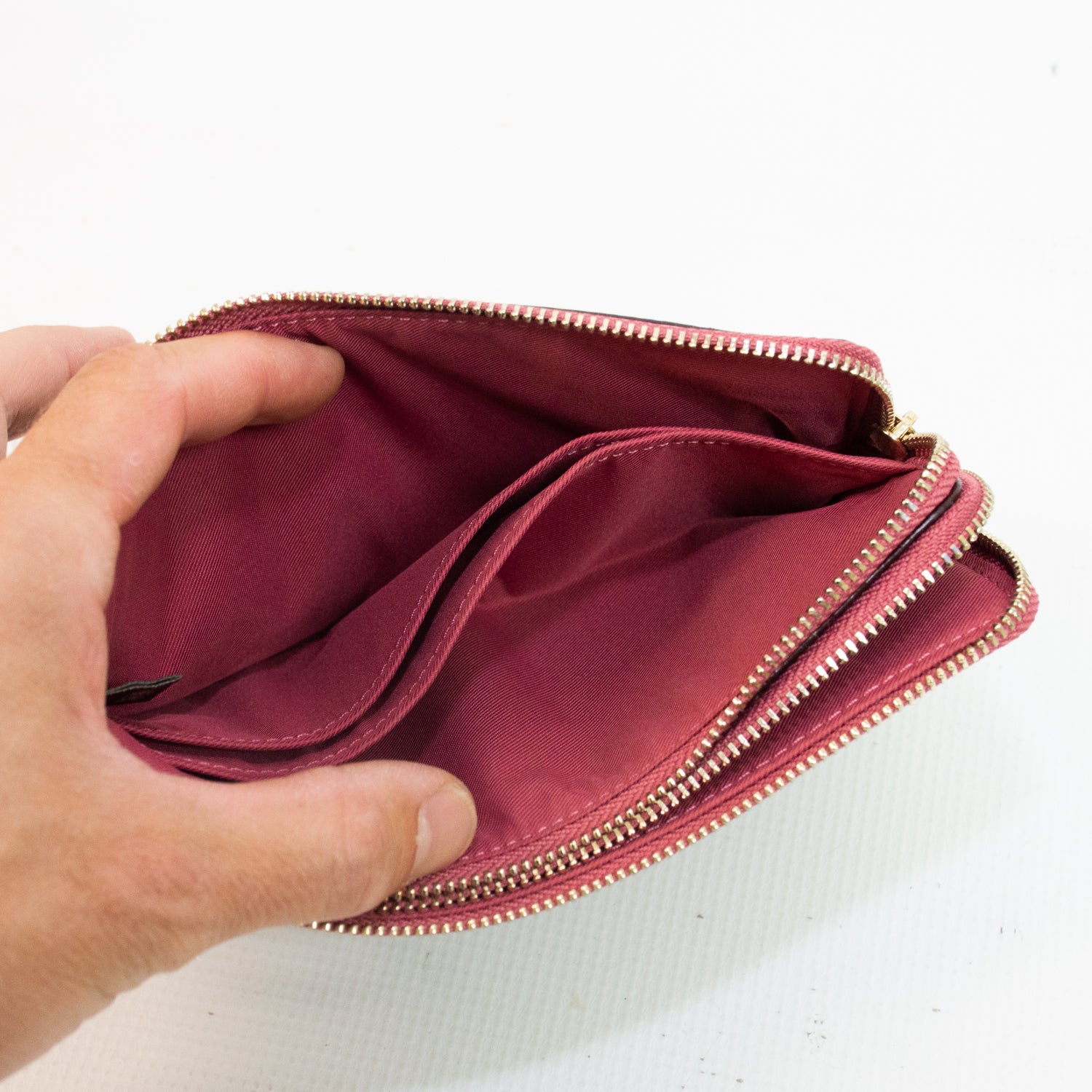 Coach F16109 Double Zip Wallet