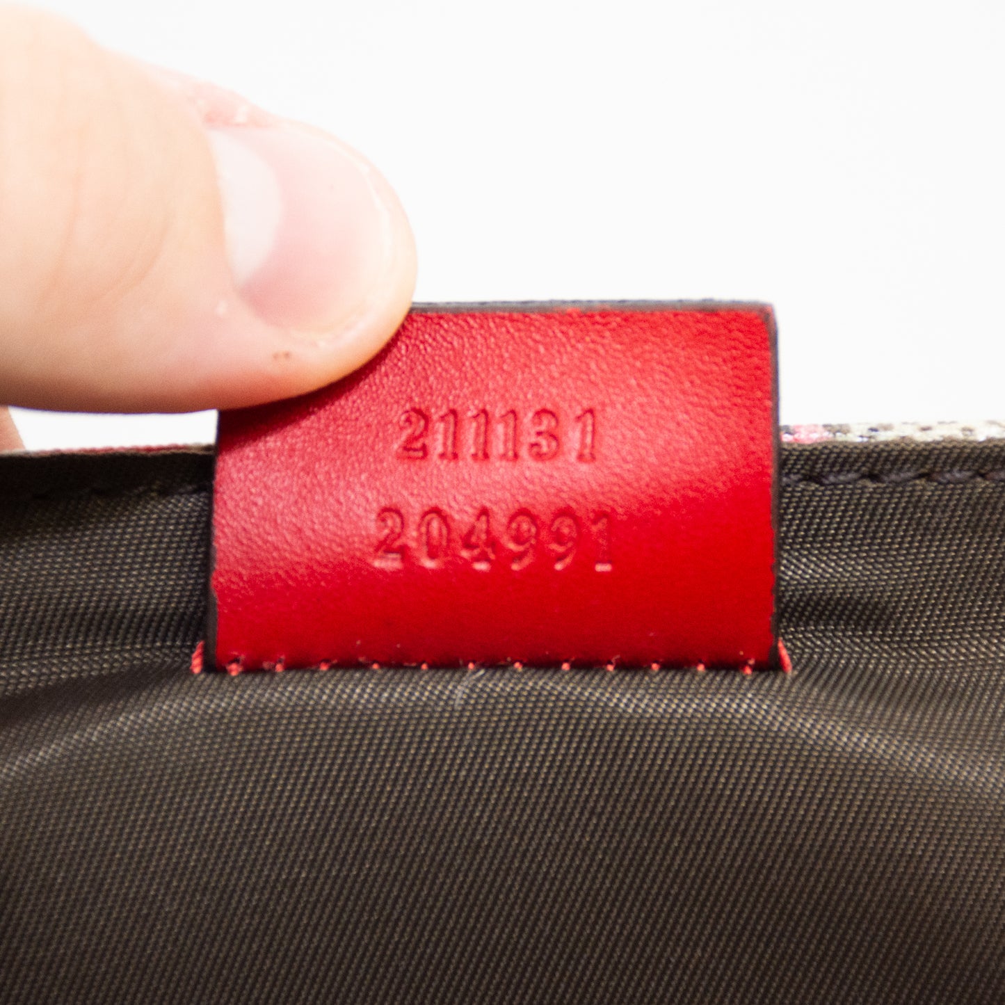 Gucci GG Supreme Monogram Strawberry Messenger Diaper Bag - 211131