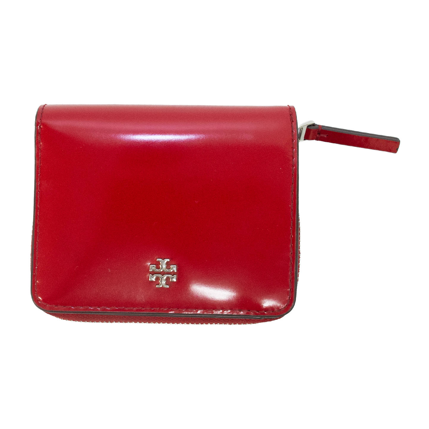 Tory Burch Emerson Red Leather Wallet