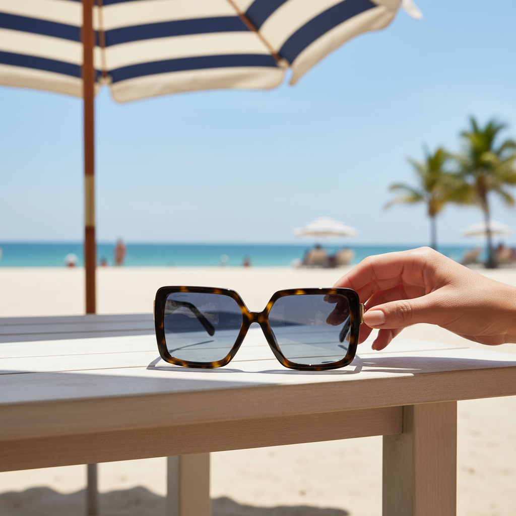 Tiffany&Co. TF4206-U Brown/Black Sunglasses