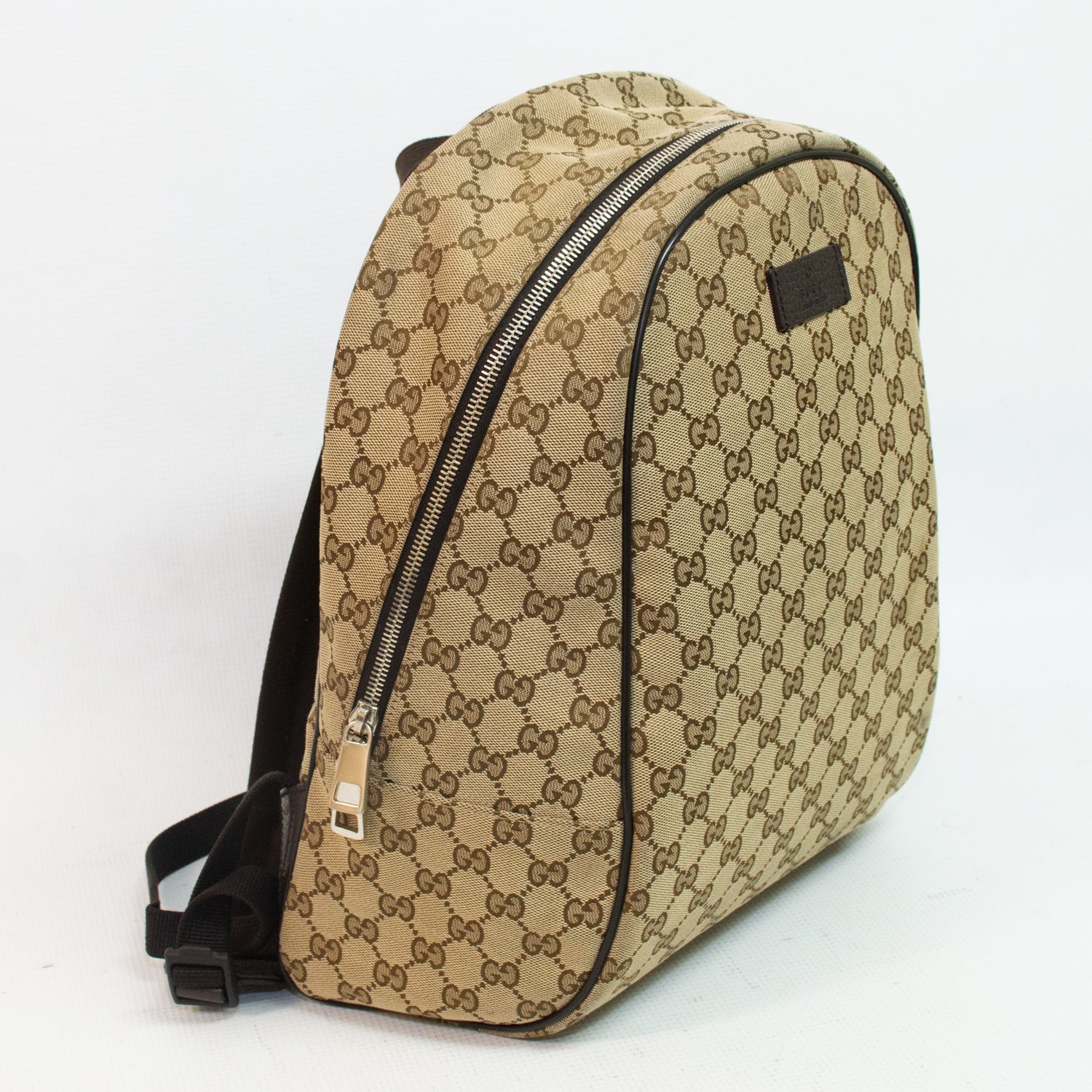 Gucci Brown Monogram Canvas Travel Backpack - 449906