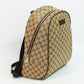 Gucci Brown Monogram Canvas Travel Backpack - 449906