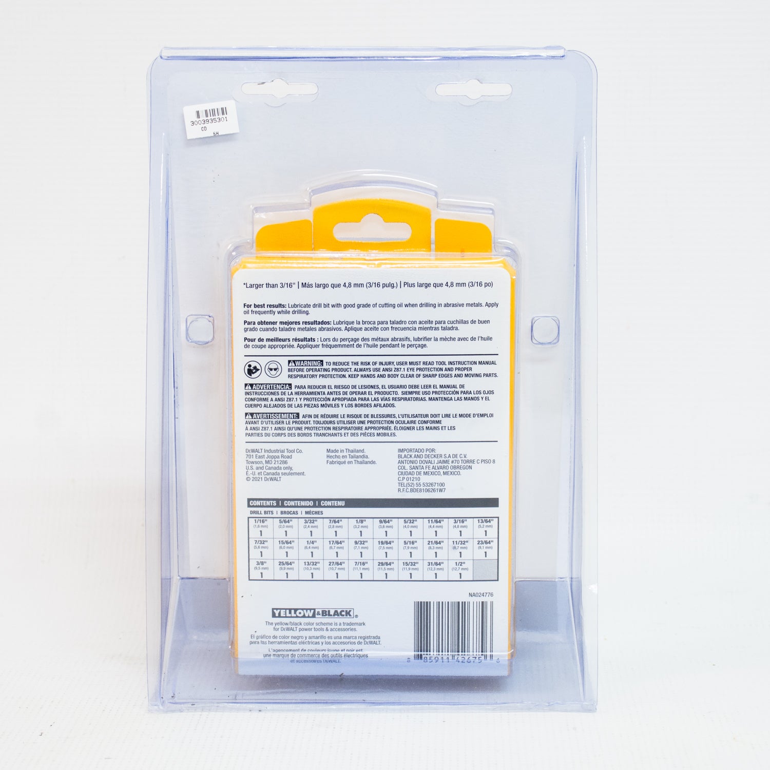 DEWALT DWA1189 29pc Drill Bit Set