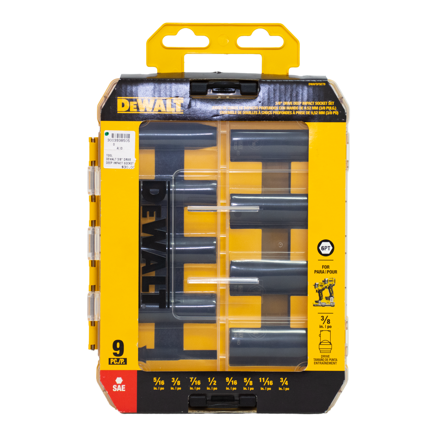 DEWALT DWAFSFSET9 3/8