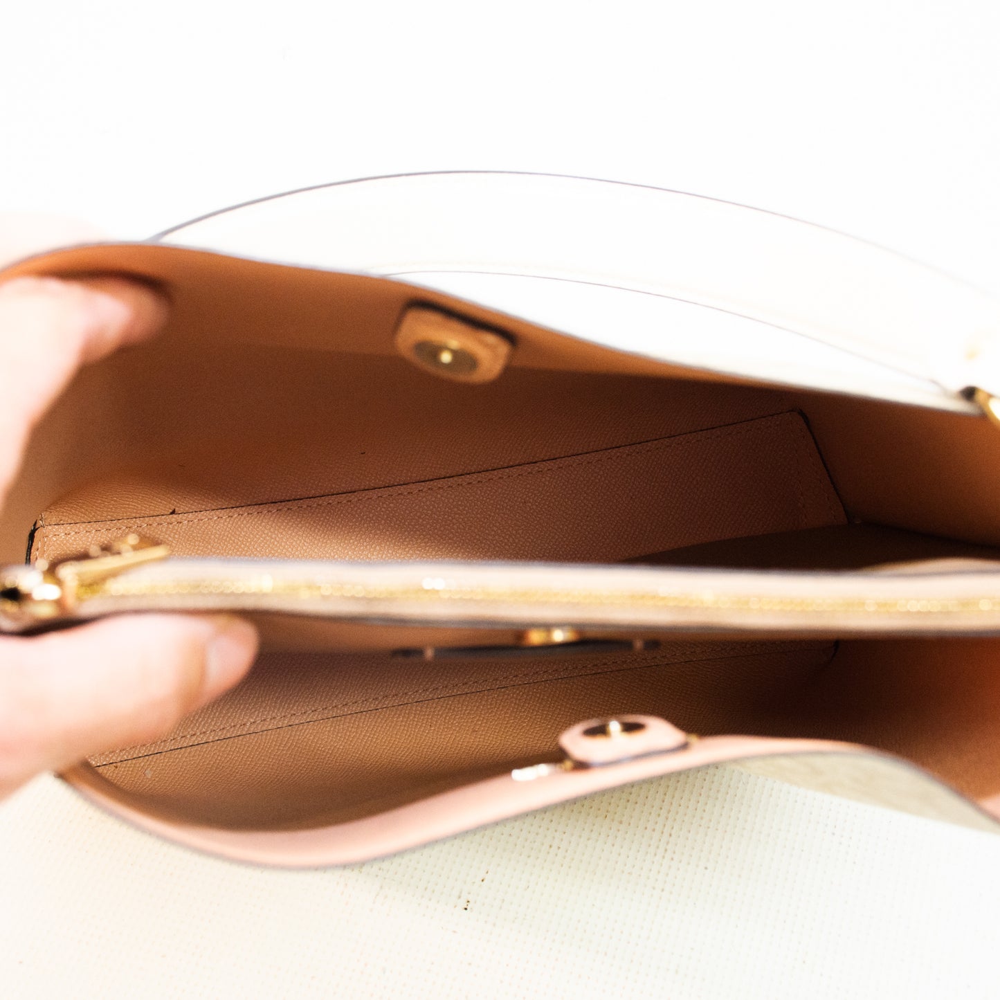 Coach CA561 Mollie Bucket Bag - Signature Canvas Beige