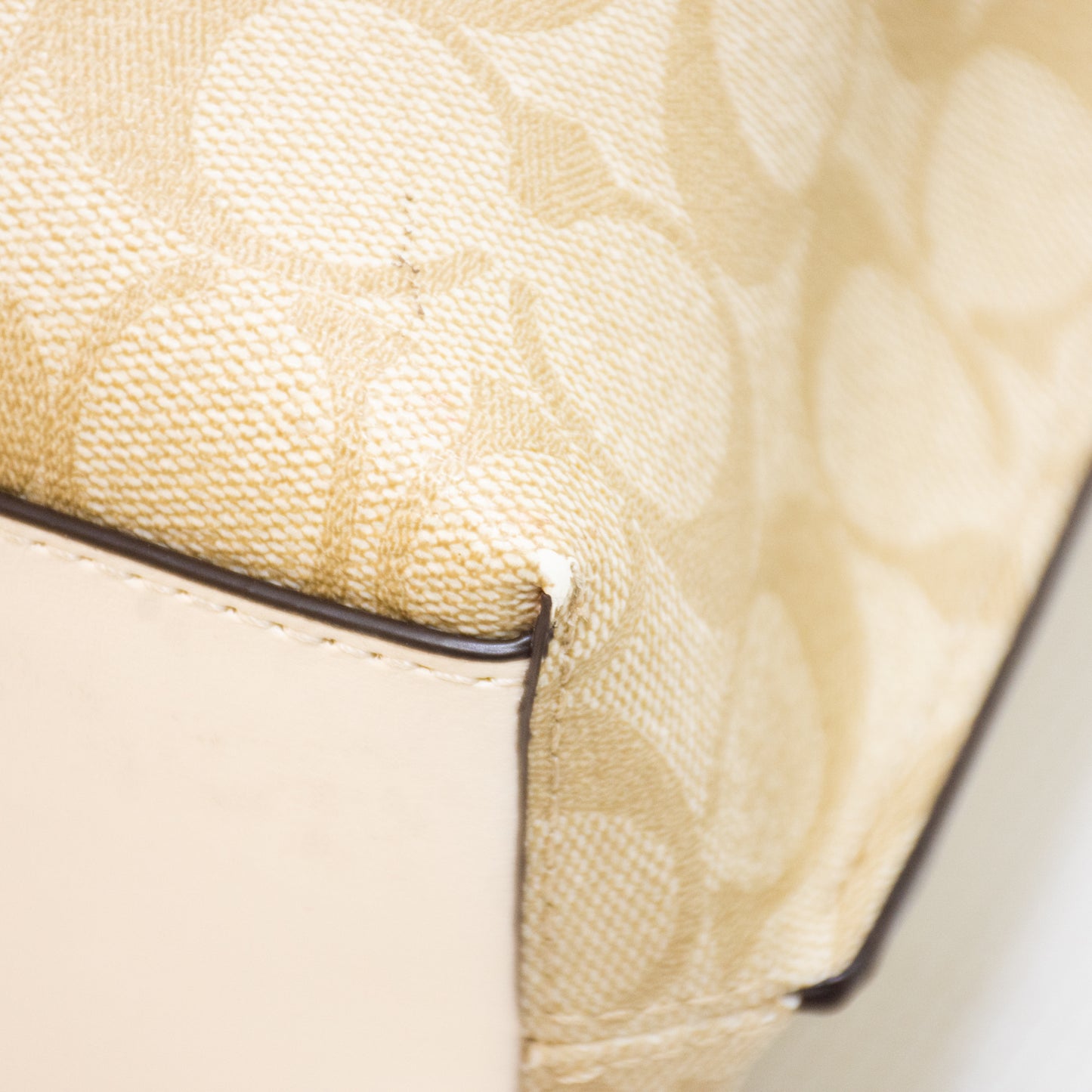 Coach CA561 Mollie Bucket Bag - Signature Canvas Beige