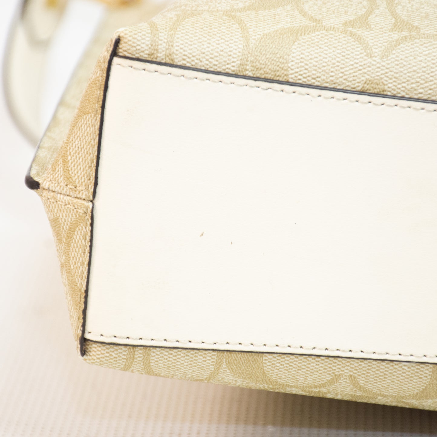 Coach CA561 Mollie Bucket Bag - Signature Canvas Beige